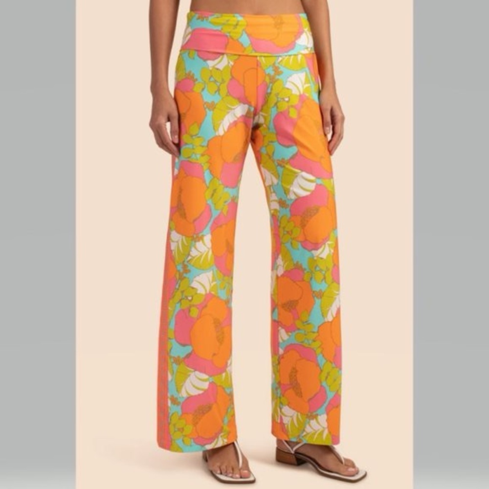 Trina Turk Playa de Flor Swim Pants Cover Up